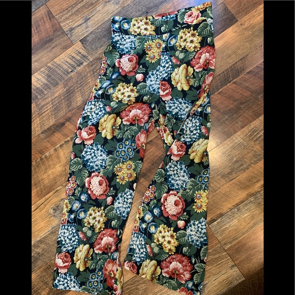 Wide Leg Floral Zara Pant - Picture 2 of 4